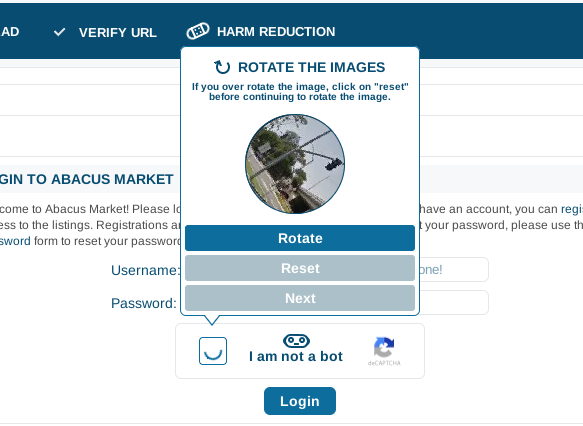 Solve Abacus Market Captcha